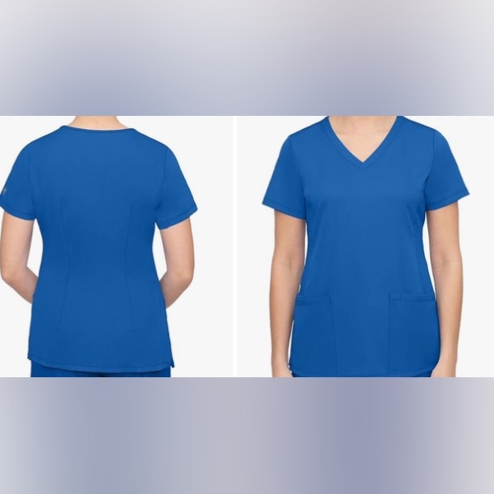 Healing Hands Scrubs HH Works Monica Top 2500, ROYAL color, Medical,  Small new